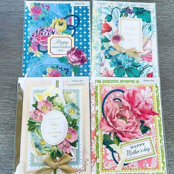 Mother’s Day Anna Griffin Vintage Floral Greeting Cards Lot - Picture 1 of 6